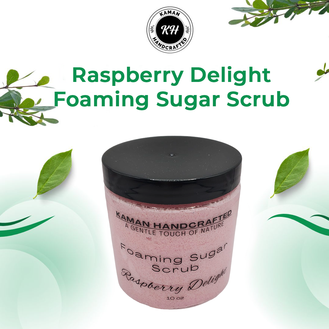 Raspberry Delight  Foaming Sugar Scrub