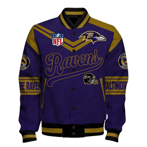 Ravens Football Unisex Varsity Jacket