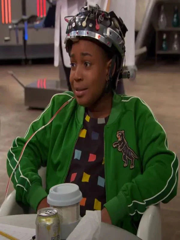 Issac Ryan Brown Ravens Home Green Jacket