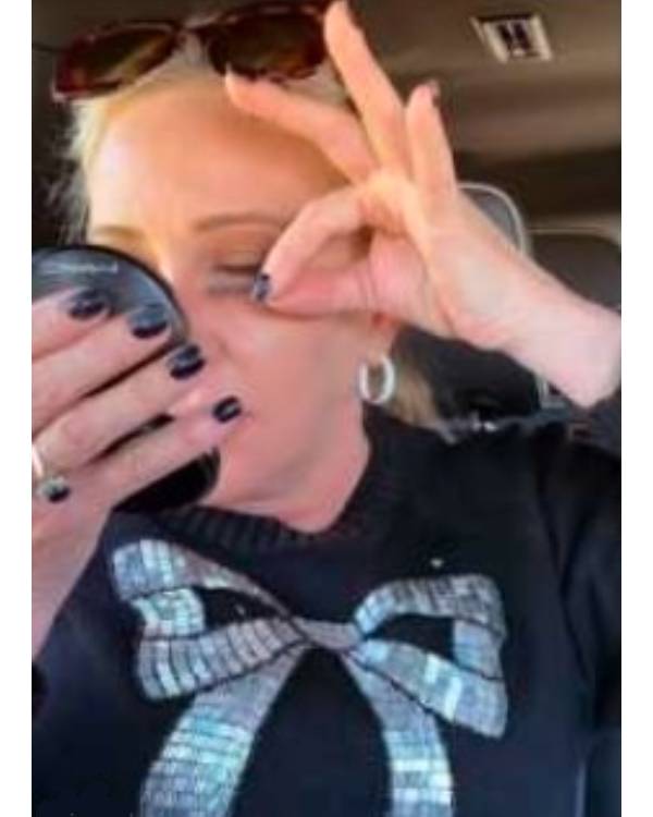 Real Housewives of Orange County Shannon Beador Bow Sweater