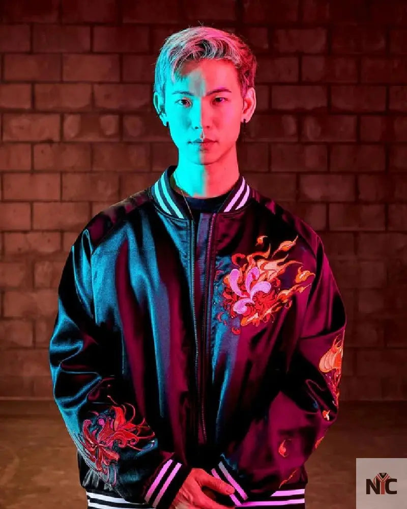 Red Dragon Sukajan Bomber Jacket