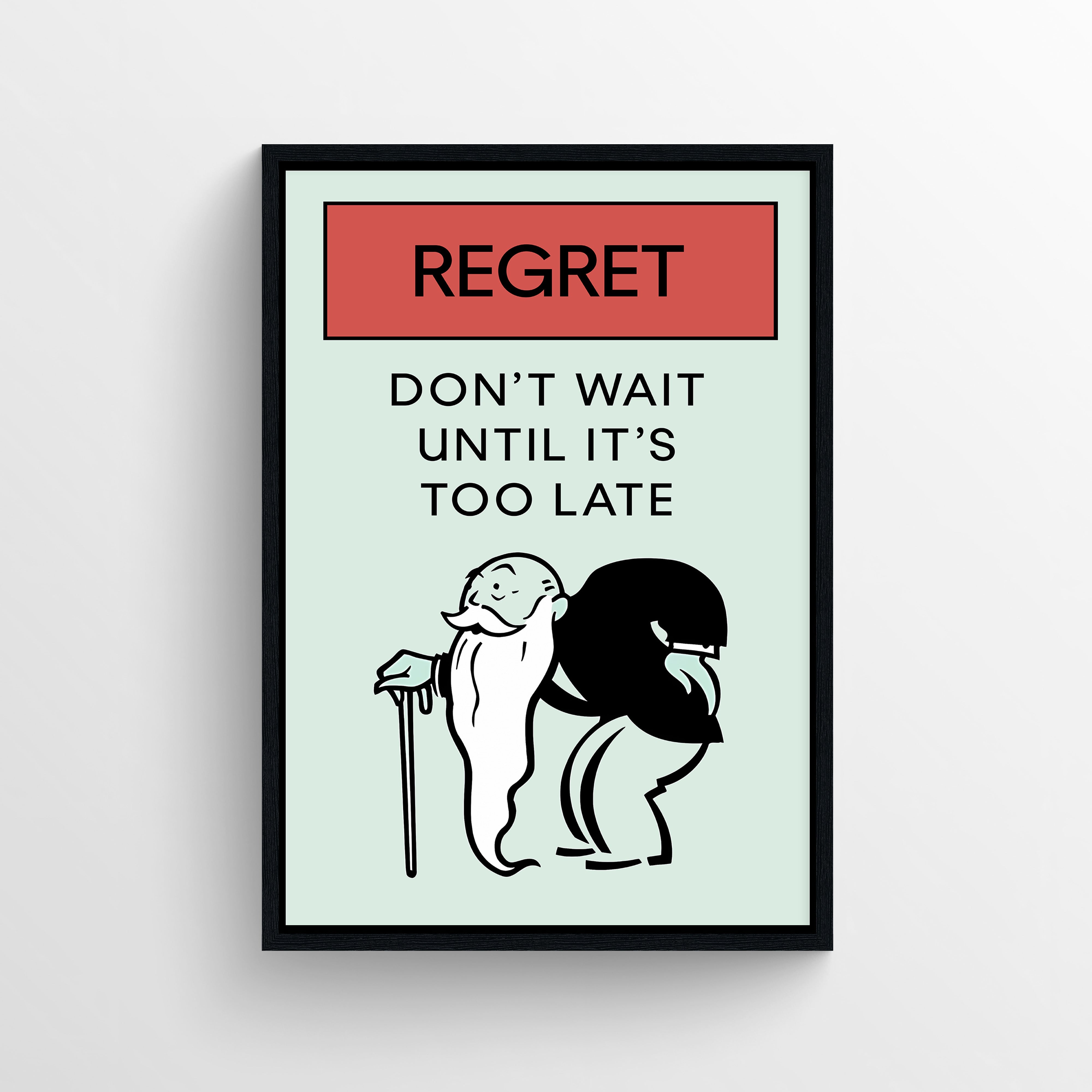 Regret Monopoly Poster