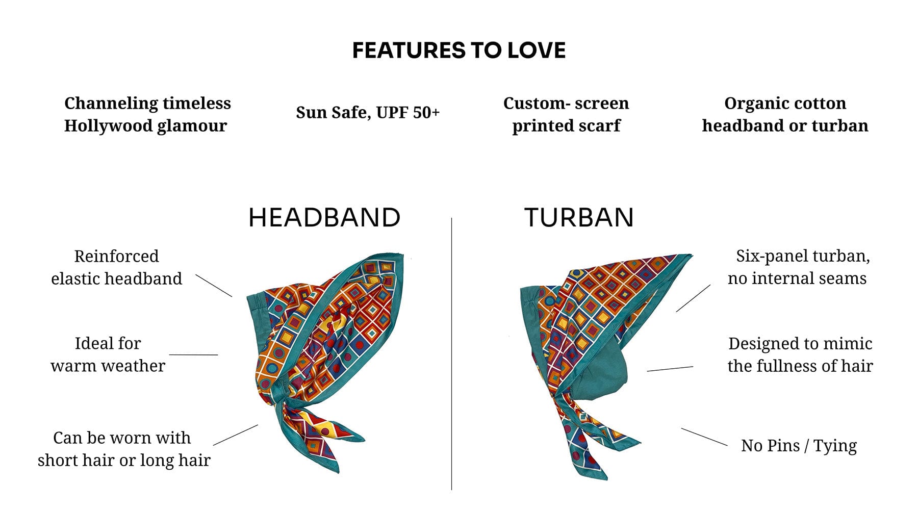 Retro Kerchief Headscarf - Blue Paisley