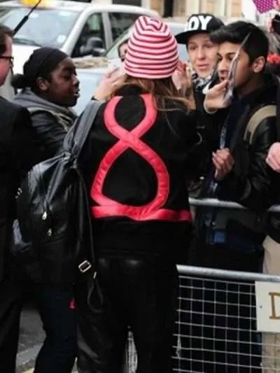 Rihanna Heart Love Varsity Jacket