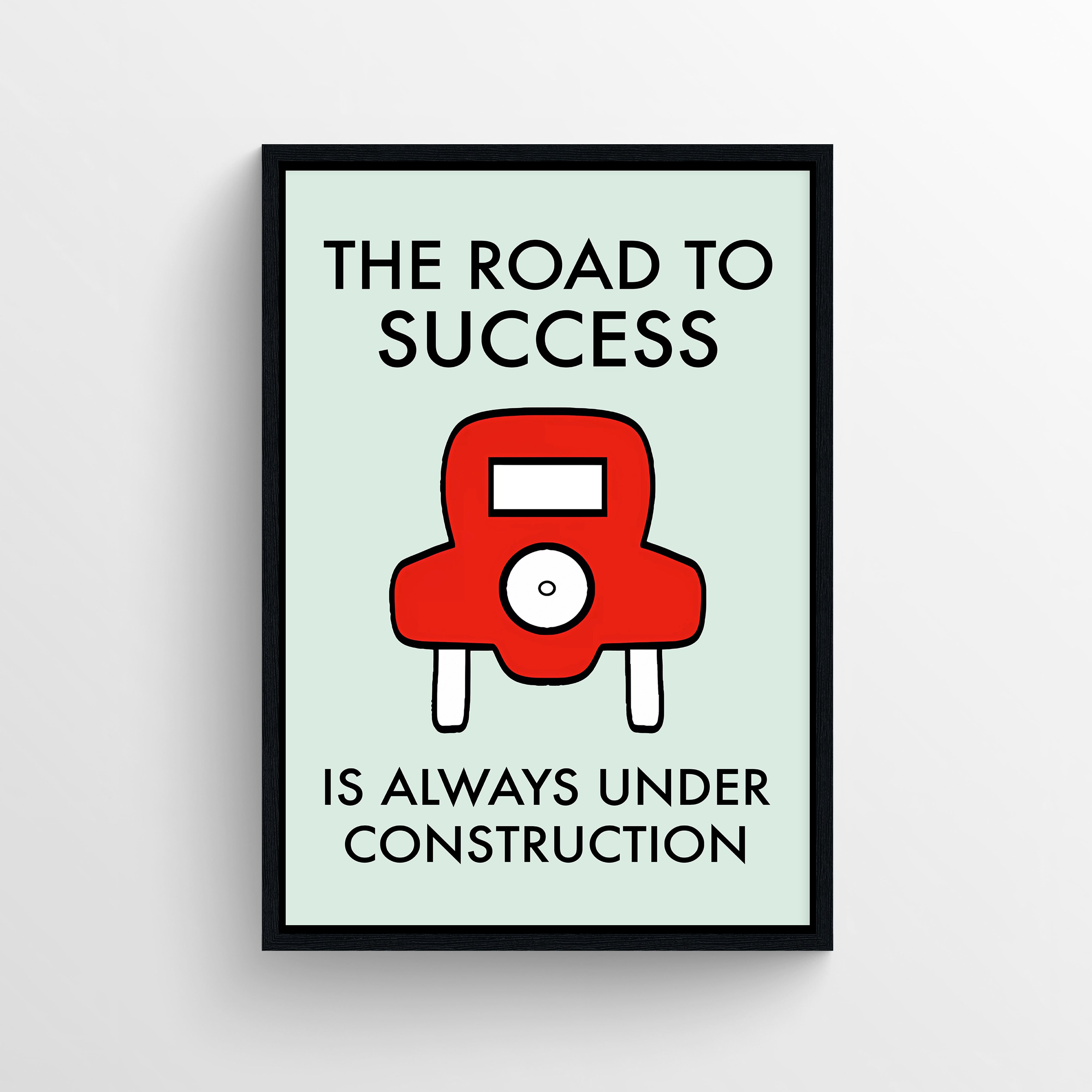 Road to Success Monopoly Poster