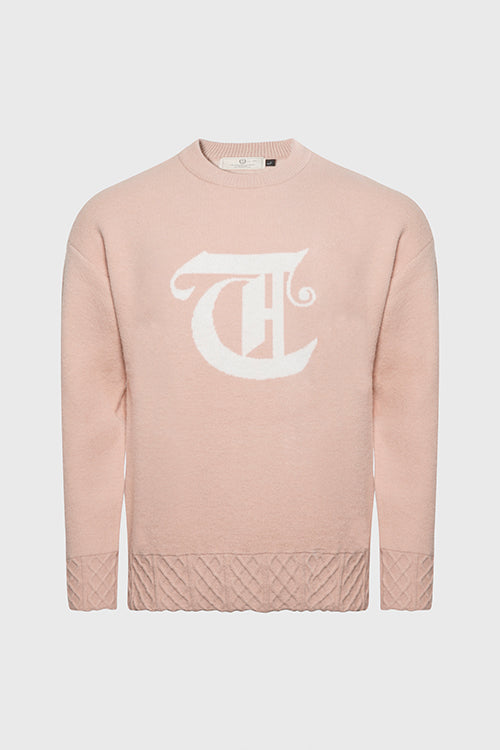 Racket Club Knit Crewneck Sweater