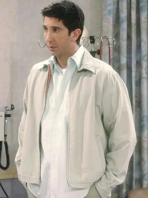 Ross Geller Friends White Jacket
