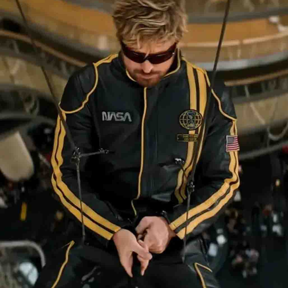 Ryan Gosling The Fall Guy NASA Leather Jacket