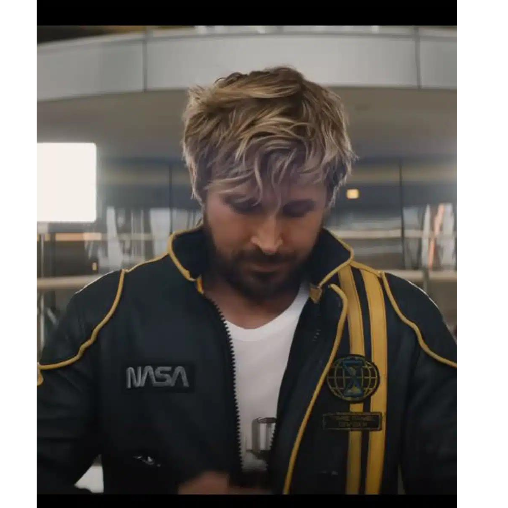 Ryan Gosling The Fall Guy NASA Leather Jacket