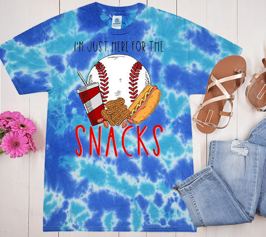 I&amp;#39;m Just Here for the Snacks Graphic Tee