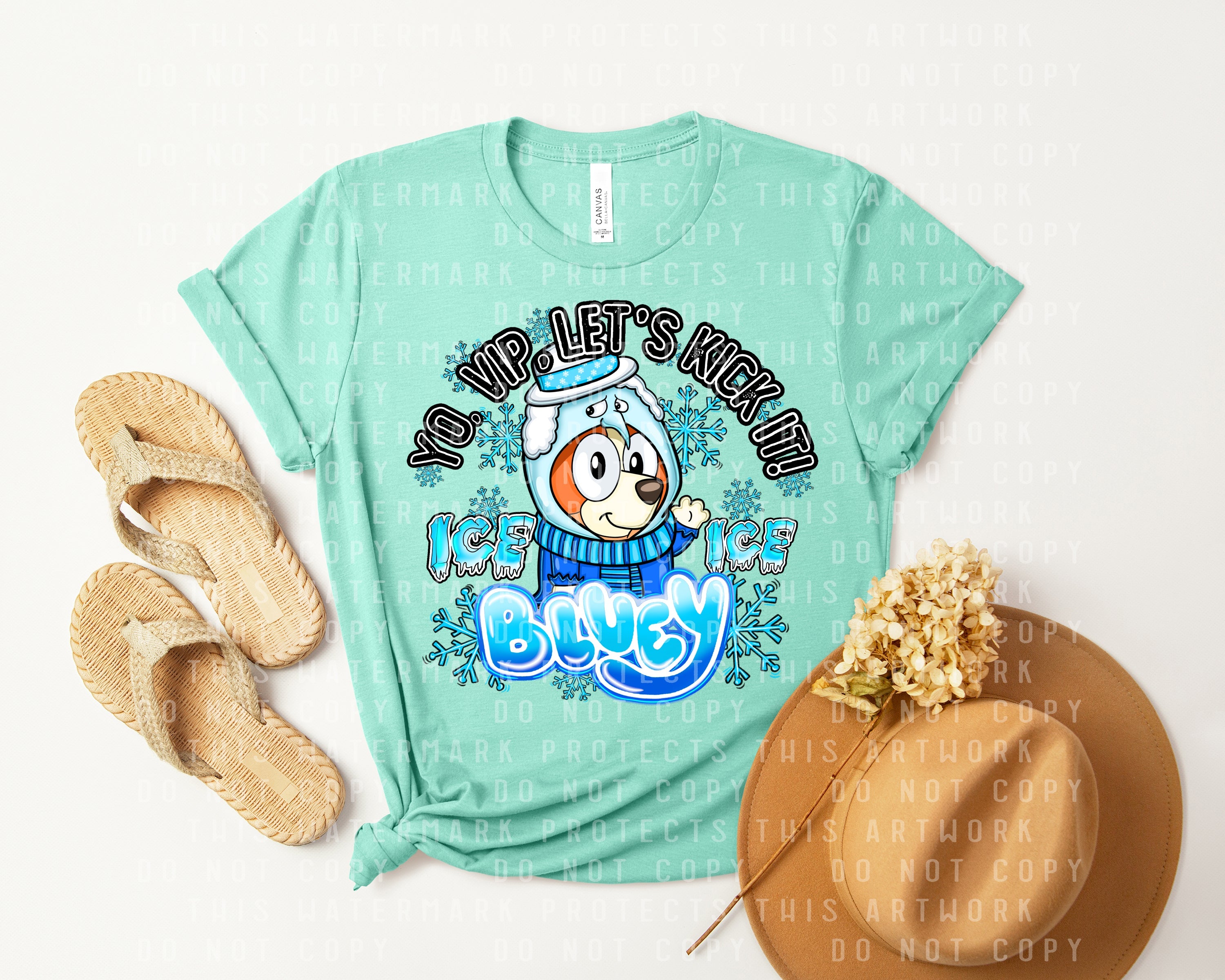 ICE ICE BLUEY GRAPHIC TEE