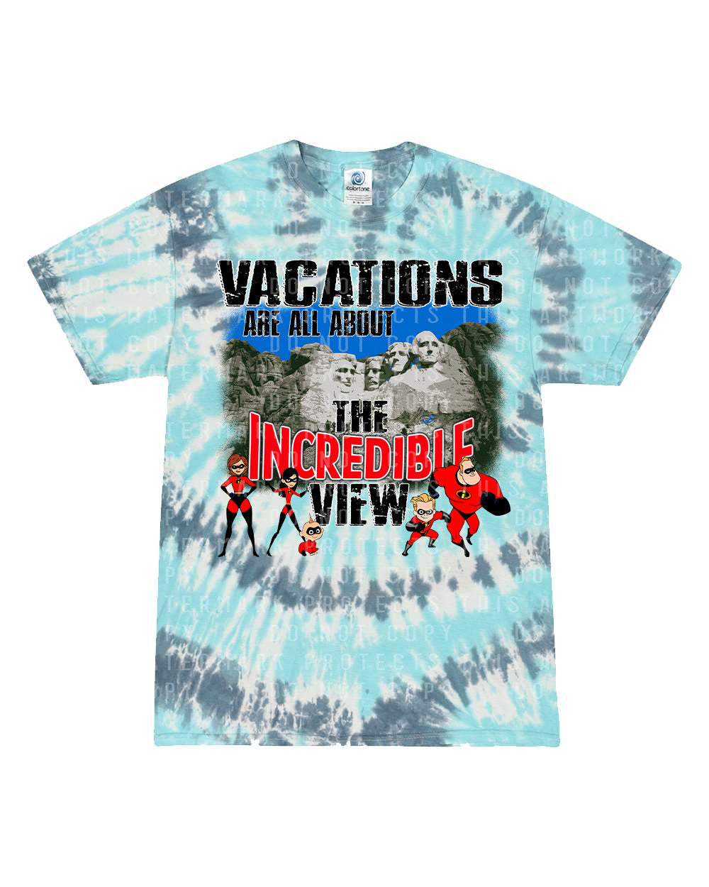 VACATIONS ARE ALL ABOUT THE INCREDIBLE VIEW GRAPHIC TEE