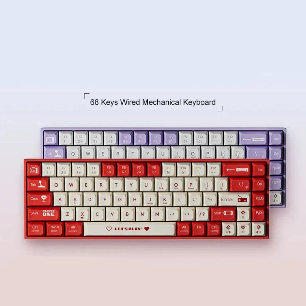 Dragon 68 Keys Mechanical  Bluetooth Portable Keyboard