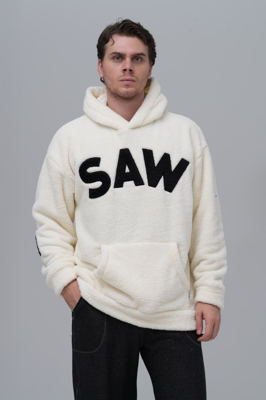 &amp;quot;SAW&amp;quot; Teddy Fleece Hoodie