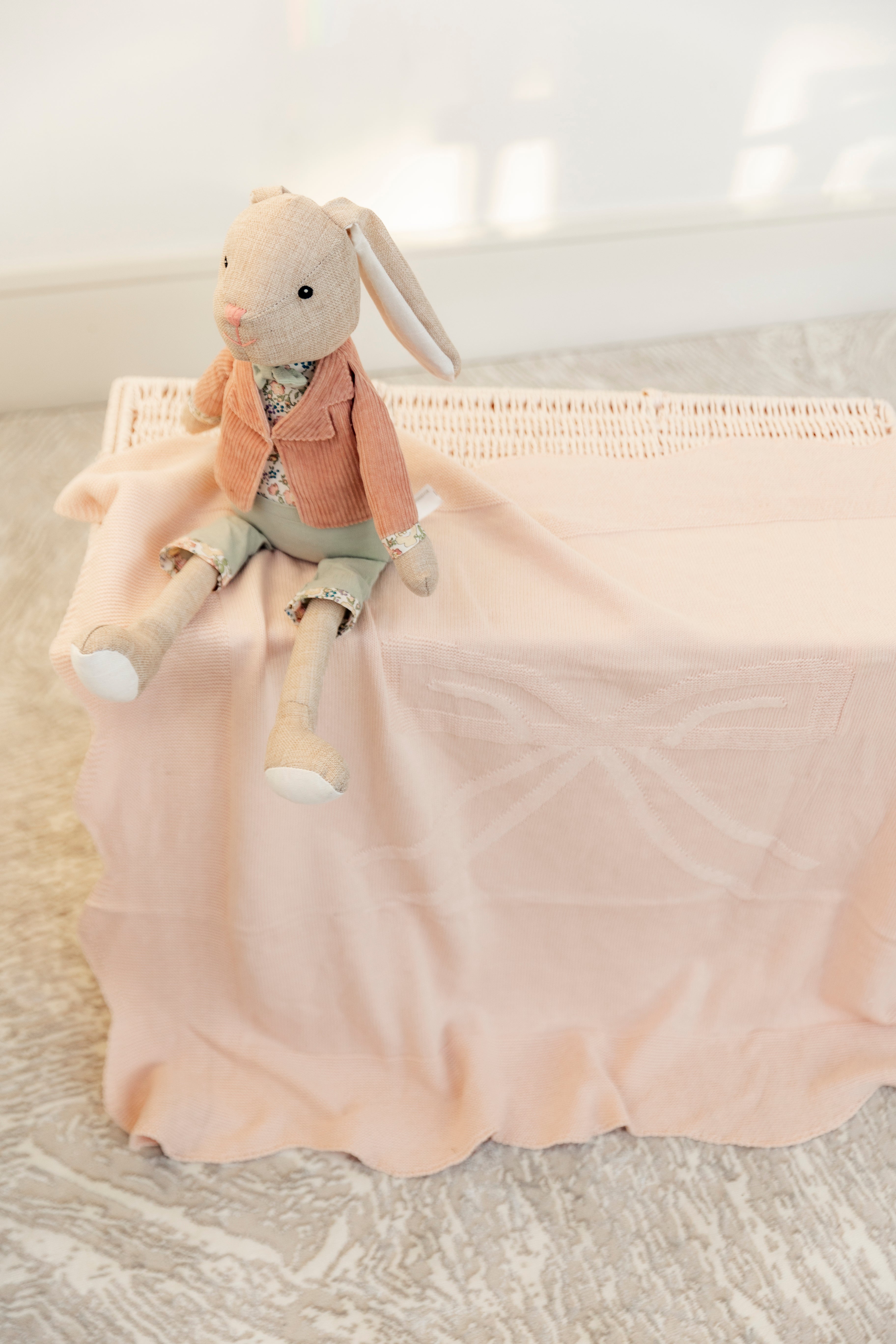 Pony Bow Print Blanket