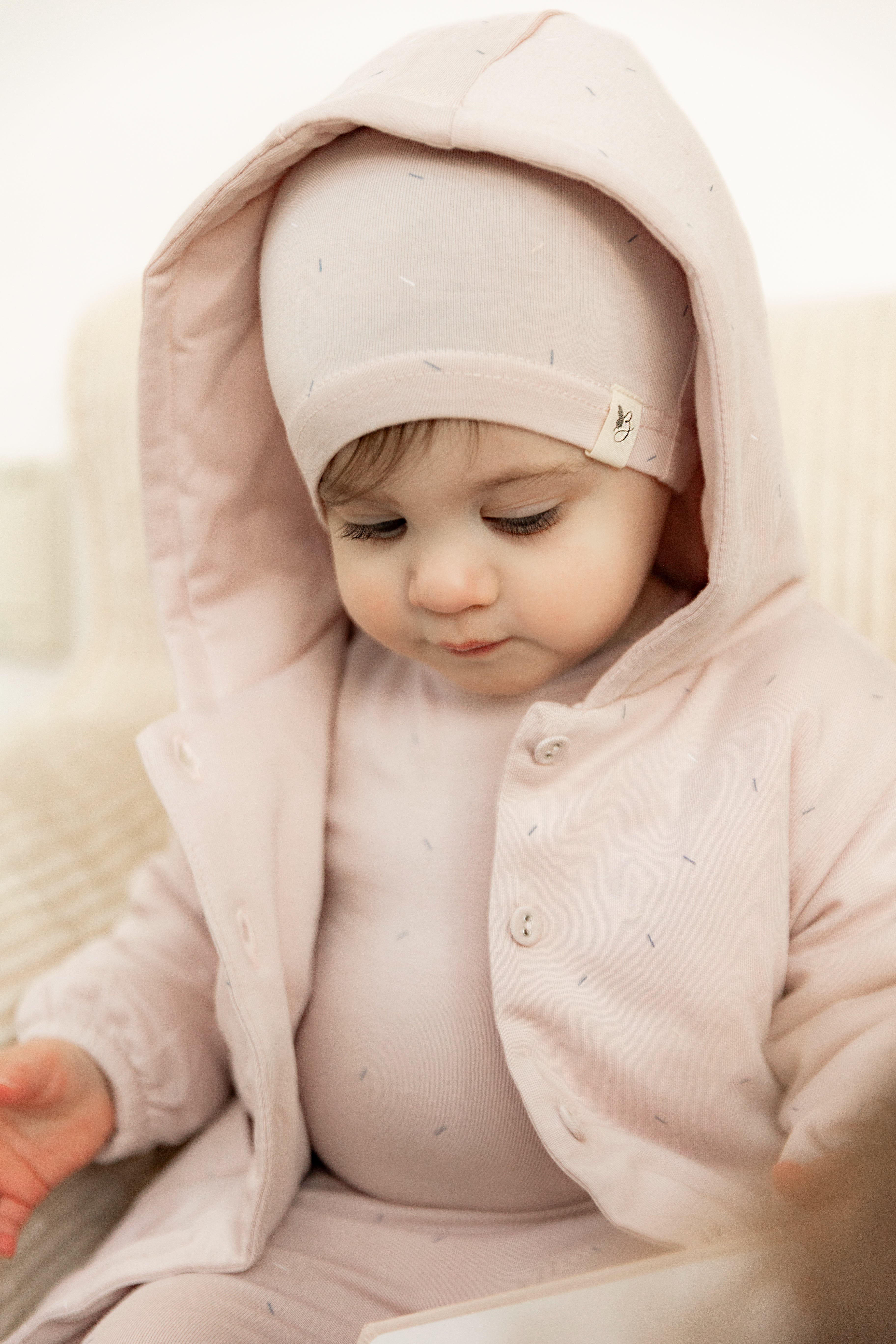 Sprinkle Print Onesie and Hat