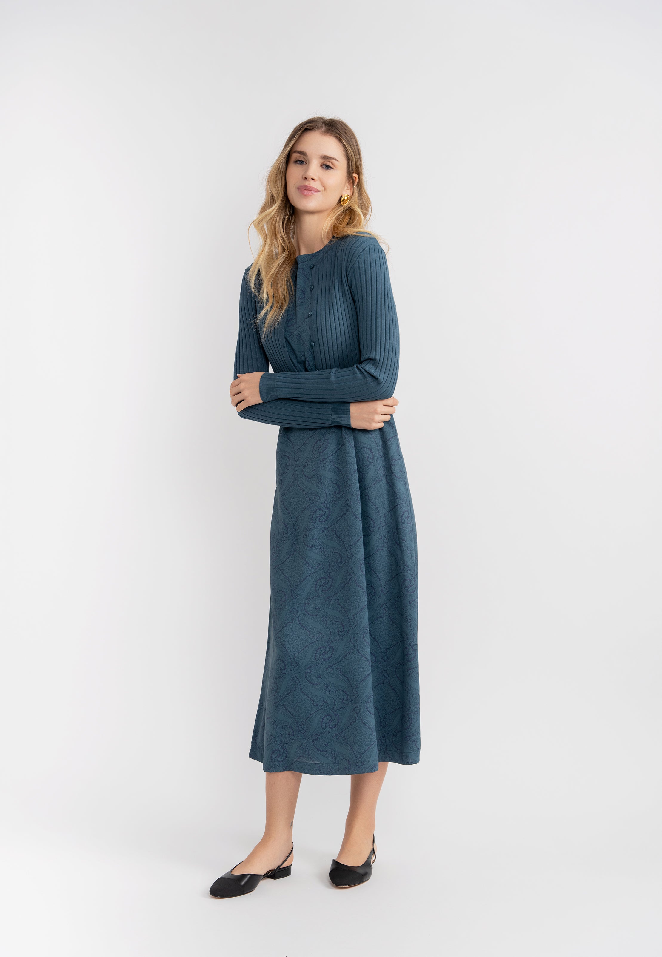 Paisley Print Jumper Set