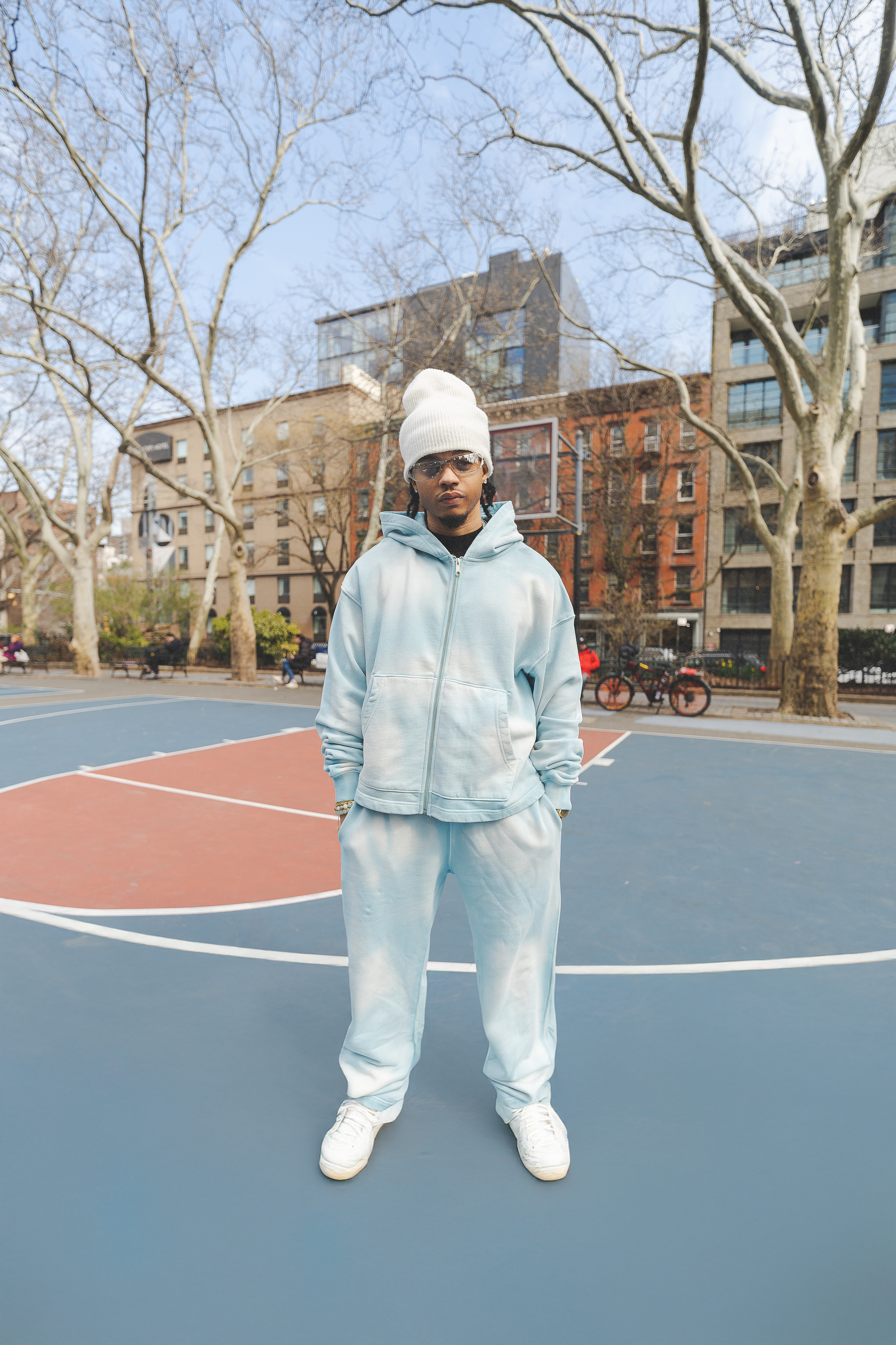 Sun-Dried Zip Up and Sweatpants Set