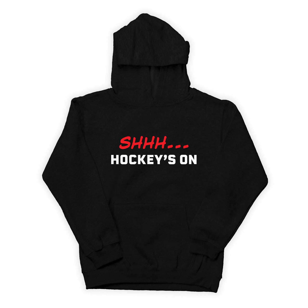 Shhh... Hockey&amp;#39;s On Youth Hoodie