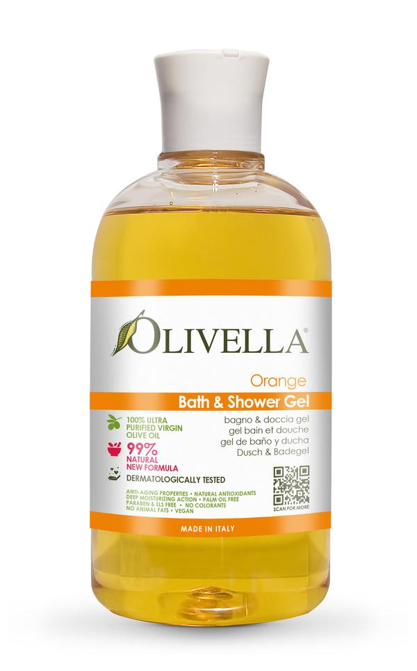 OLIVELLA Bath &amp;amp; Shower Gel Orange 500 ml