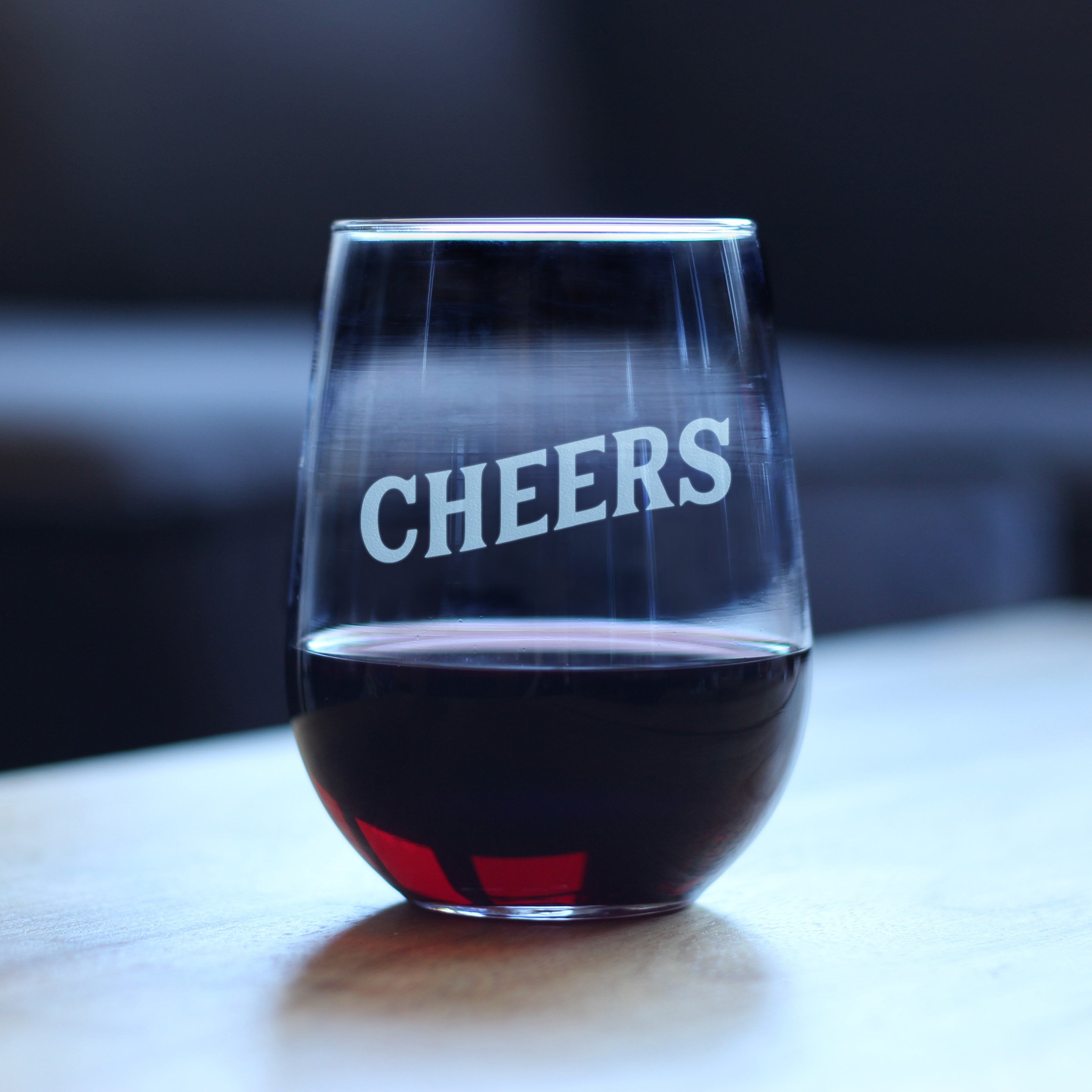 Cheers - 17 Ounce Stemless Wine Glass