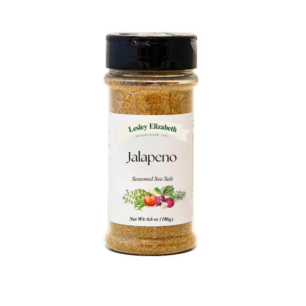 Lesley Elizabeth Jalapeno Seasoned Sea Salt, PET (250mL)