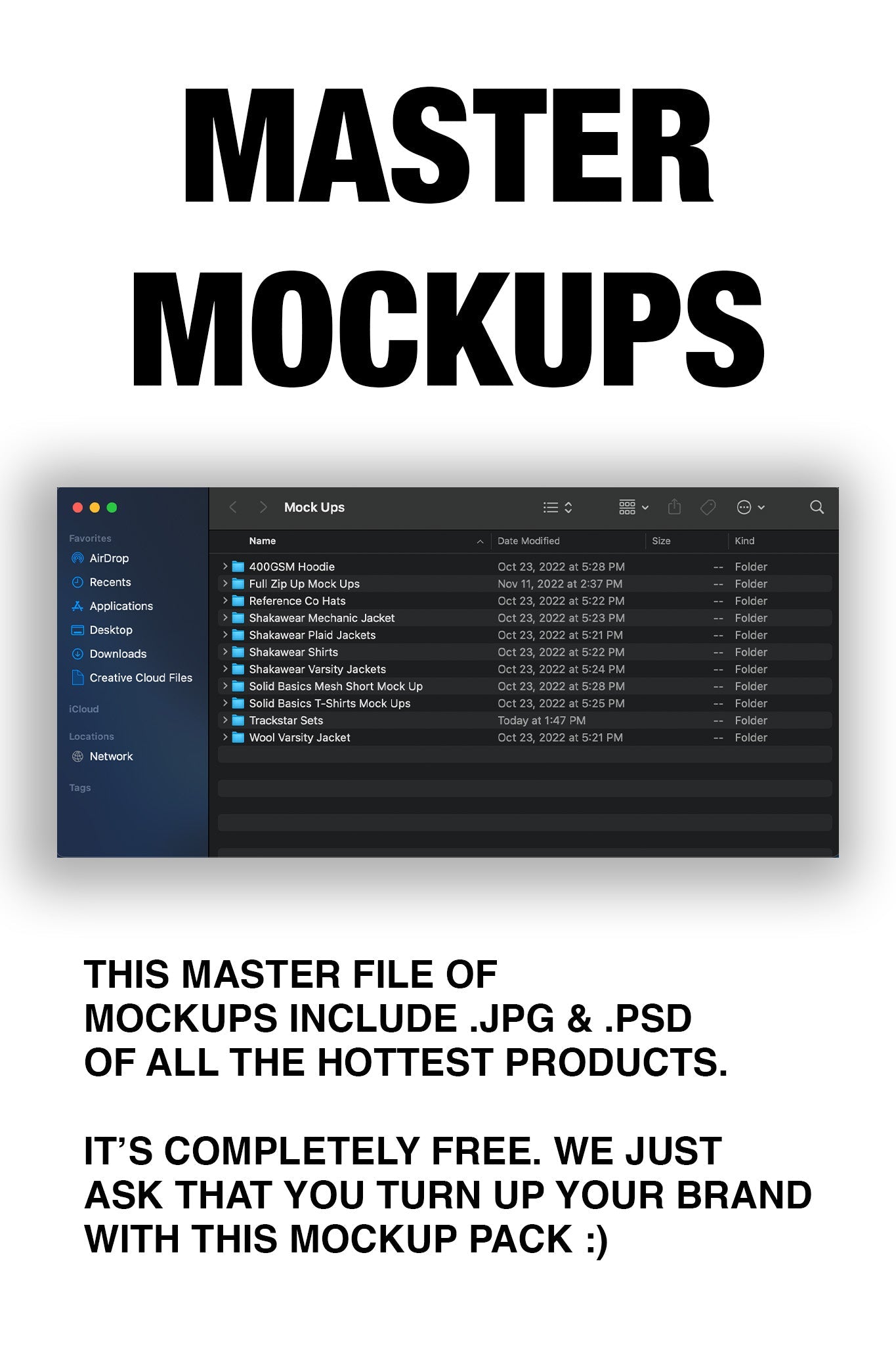 Master Mock Up Pack - *Digital Product*