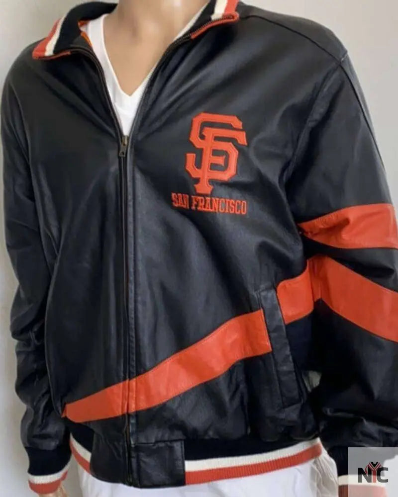San Francisco Giants Baseball Club Leather Jacket