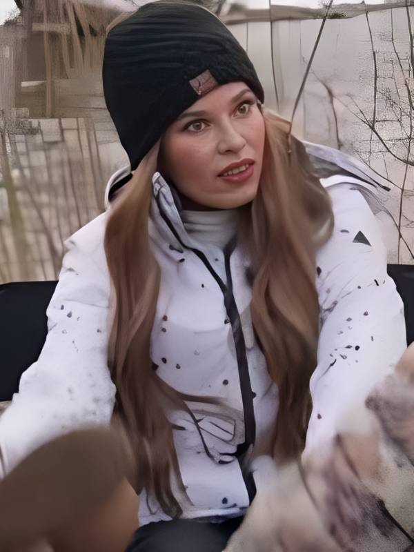 Real Housewives of SL City S06 Britani Bateman White Spatter Jacket