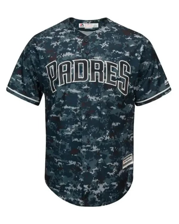San Diego Padres Majestic Camo Cool Base Jersey