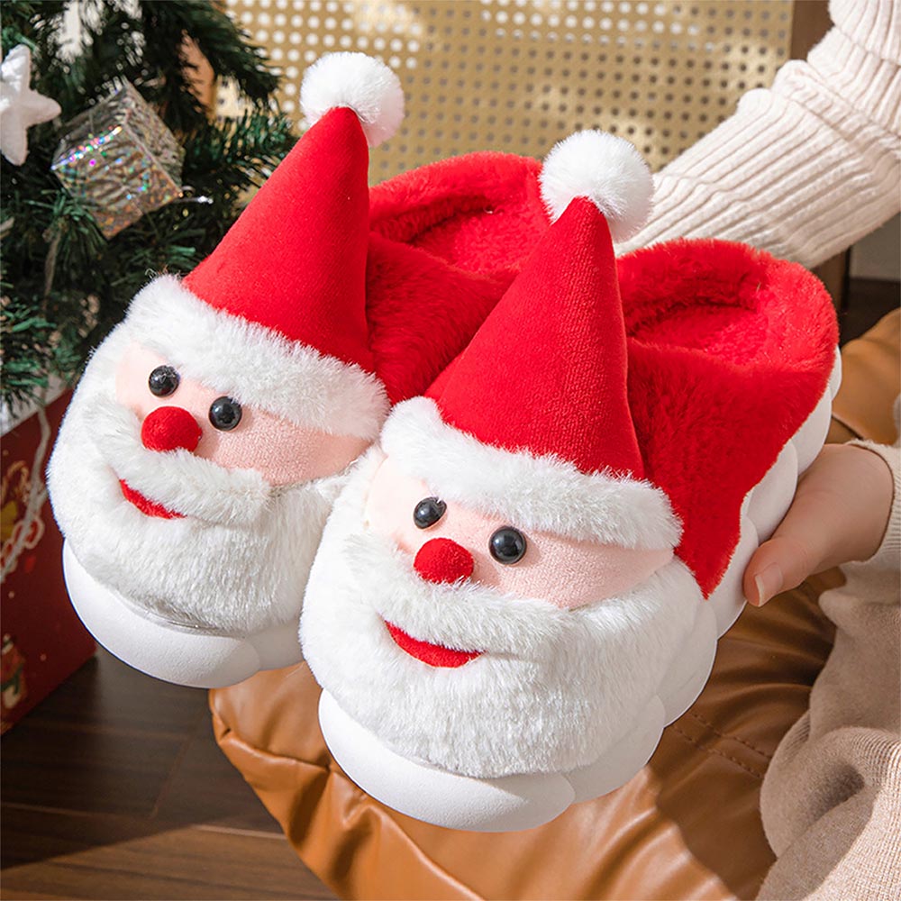 Santa Claus Winter Non-Slip Indoor Slippers | ZAKAPOP