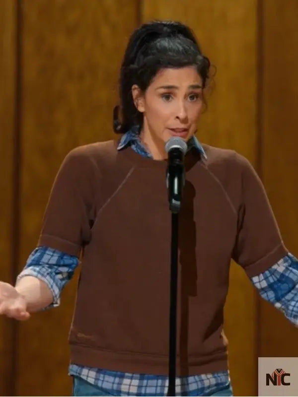Sarah Silverman PostMortem Brown Sweater