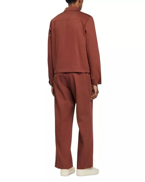 Saturday Night Live Marcello Hernandez Brown Zip-Up Jacket