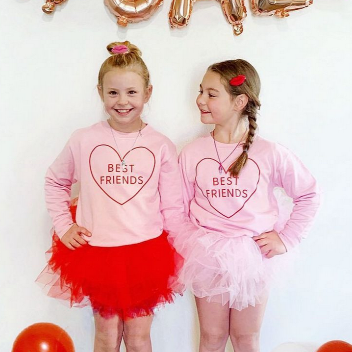 Best Friends (Heart Around) - Child Sweater