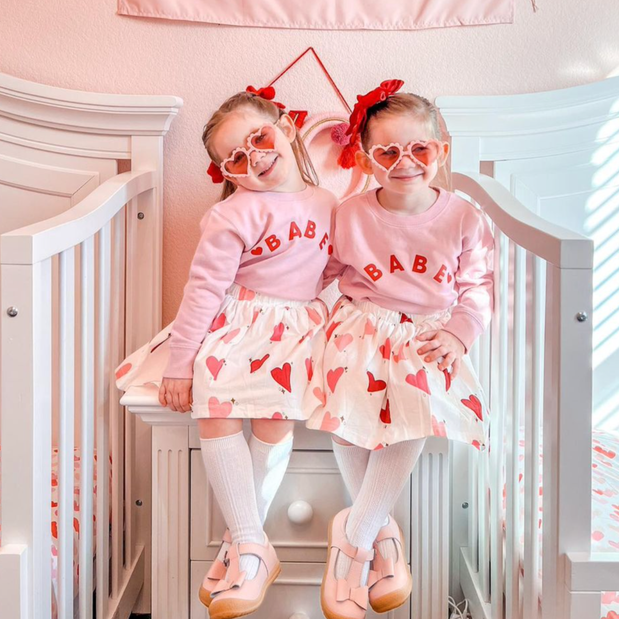 Babe (Two Hearts)  - Child Sweater