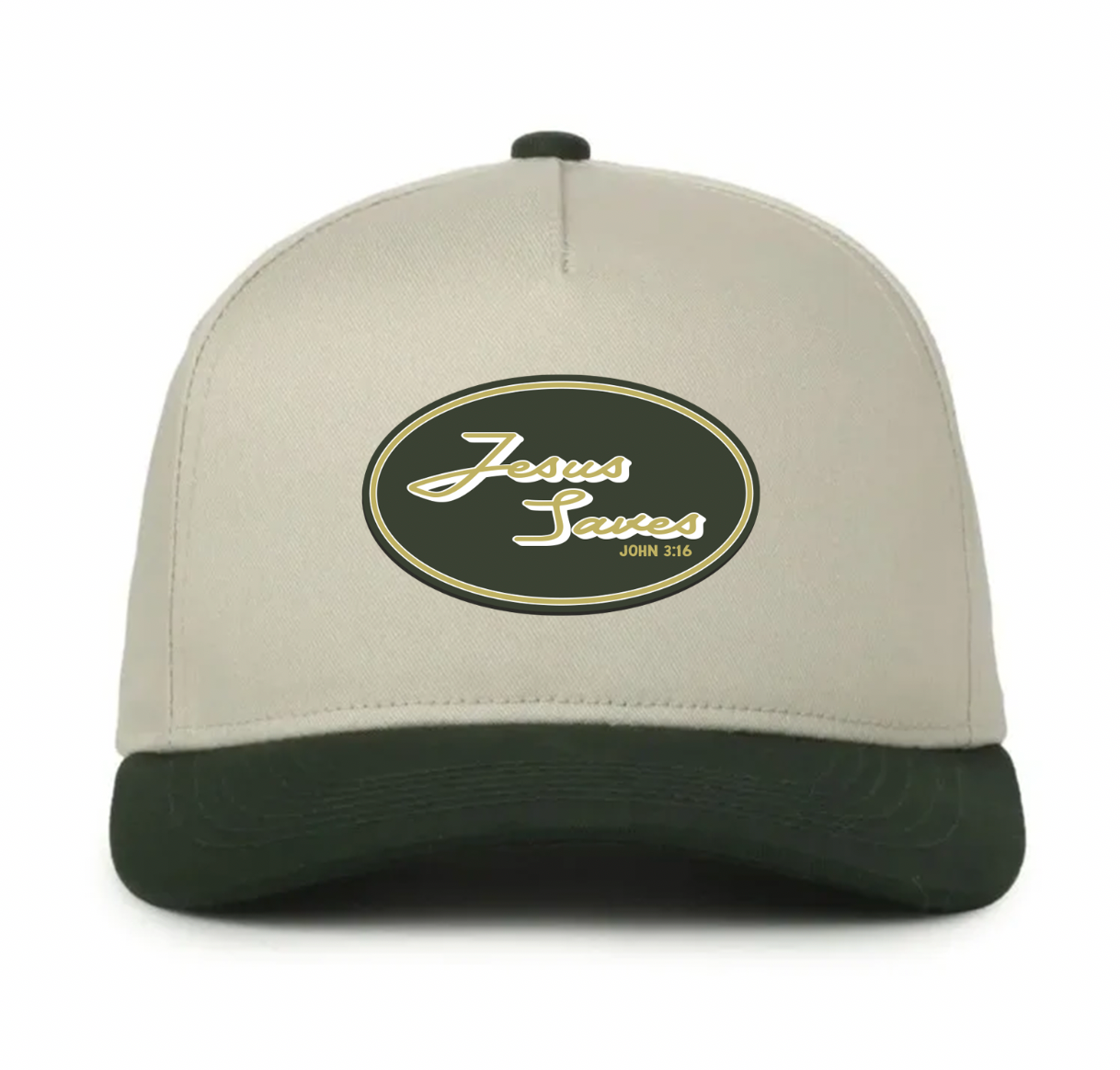 "Jesus Saves" UV Printed Patches