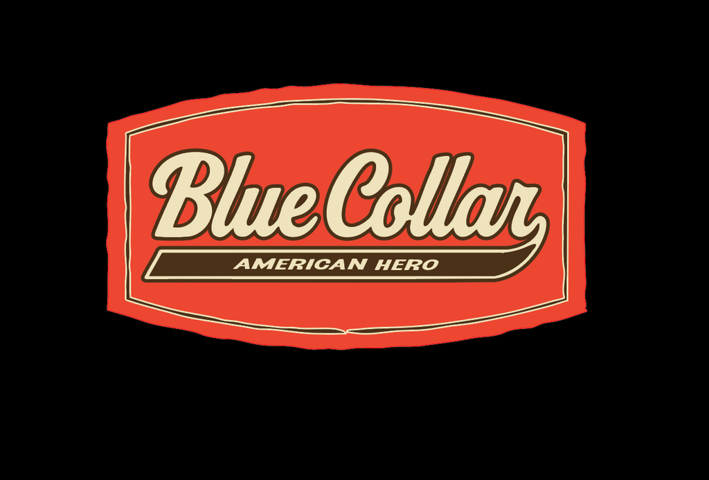 "Blue Collar, American Hero" UV Printed Patches