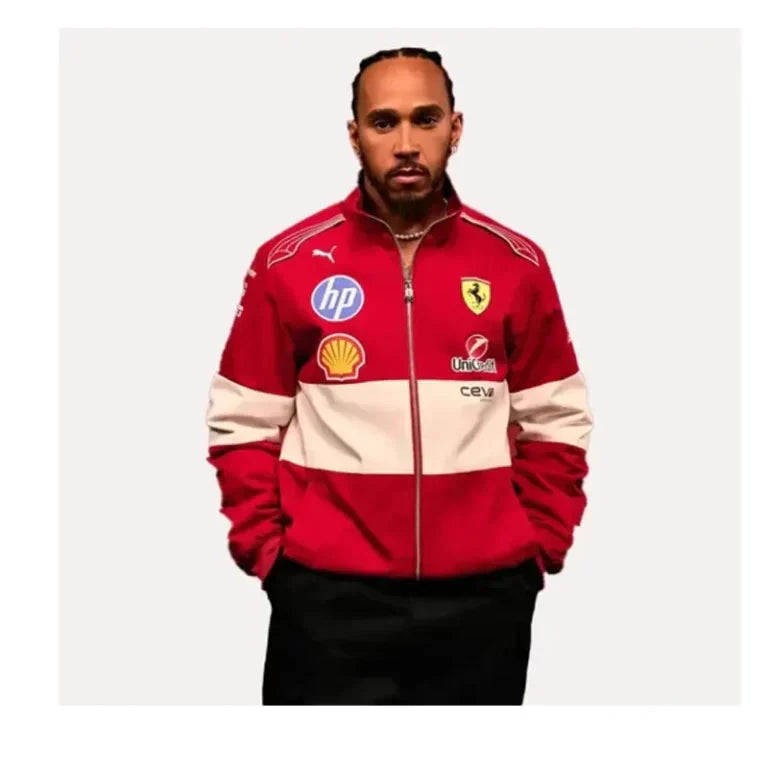 Scuderia Ferrari F1 2025 Team Racing Jacket