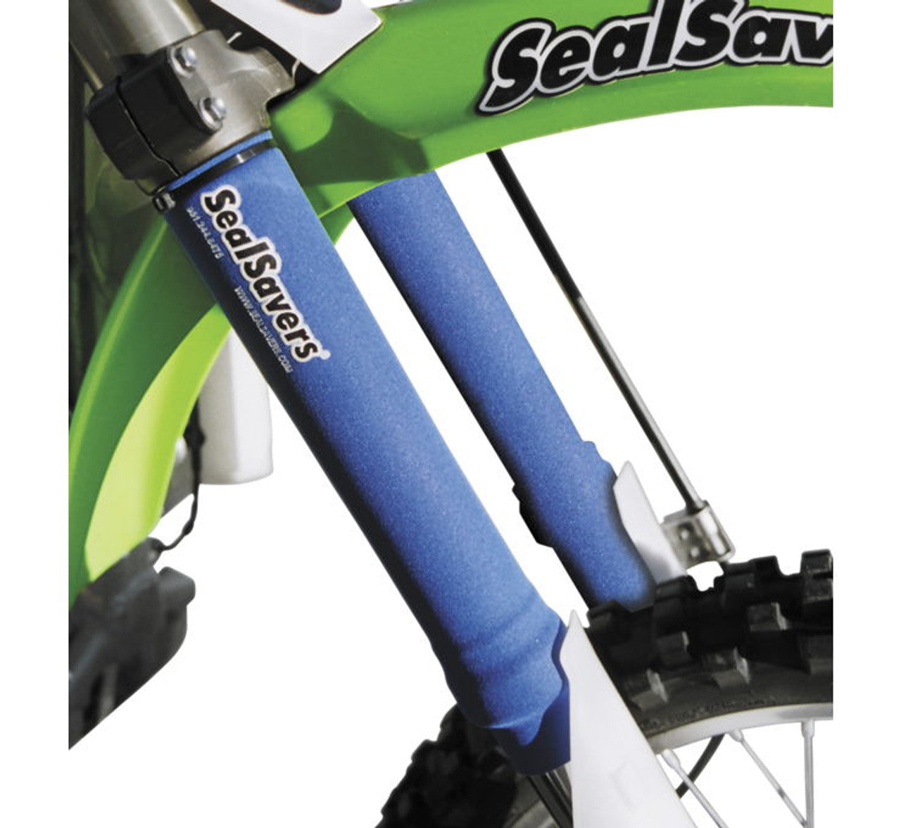 Seal Savers 772392 DIRT BIKE FORK SEAL PROTECTORS LONG 1-1/2&amp;quot; Blue