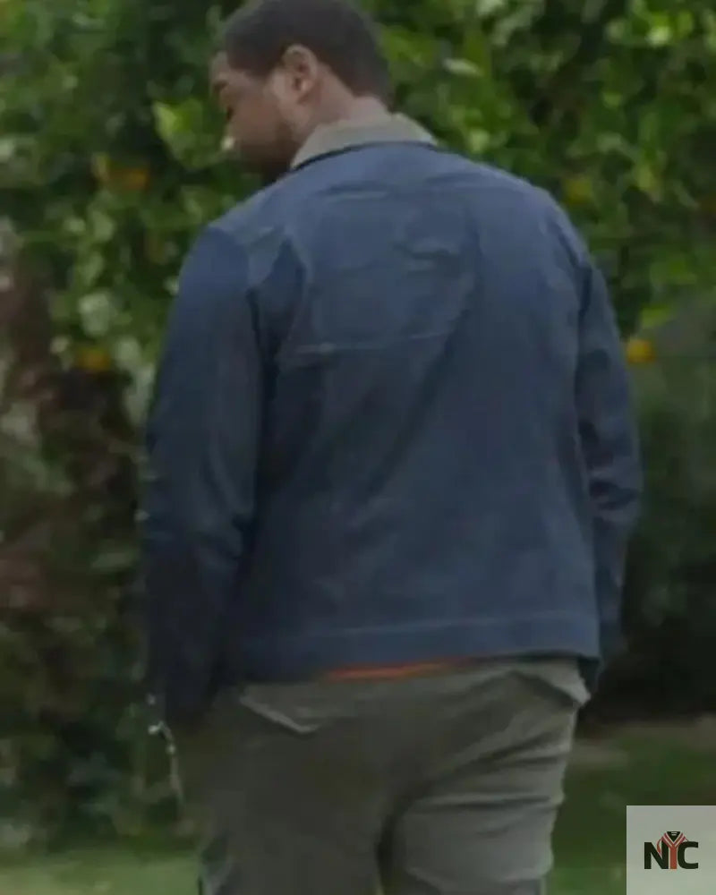 Sean Shrinking Blue Cotton Jacket