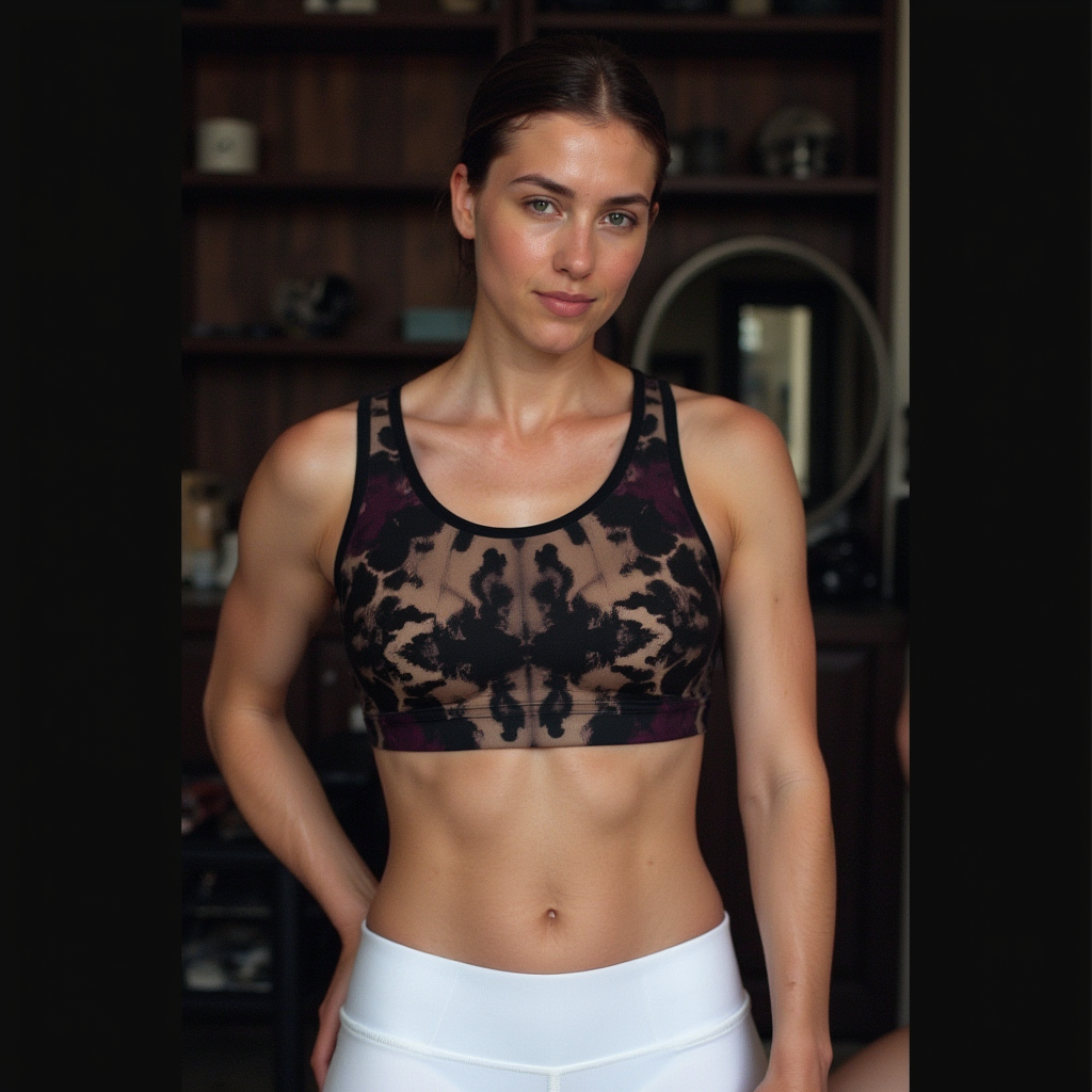 Shibori Butterfly Sports Bra