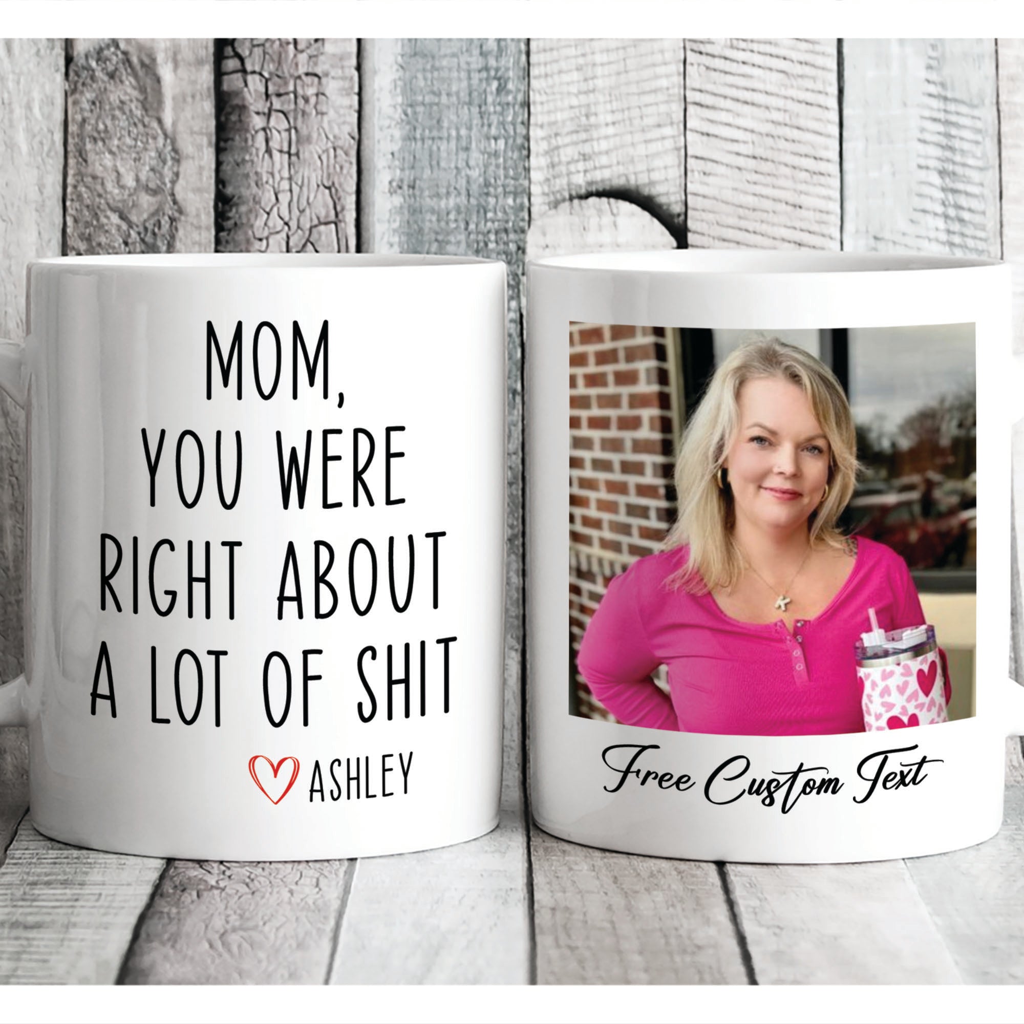 You Were Right - Personalized Custom Photo Mug - Gift for Dad, Gift for Mom - Father&amp;#39;s Day Mug, Mother&amp;#39;s Day Mug C892