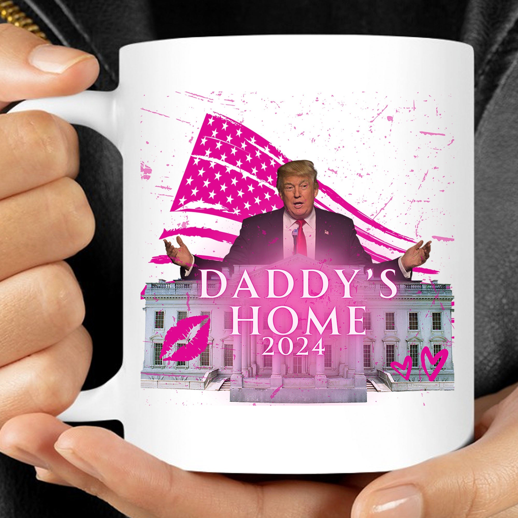 Daddy&amp;#39;s Home Trump Mug | Donald Trump Homage Mug | Donald Trump Fan Mug | Personalized Custom Trump Mug C980 - GOP