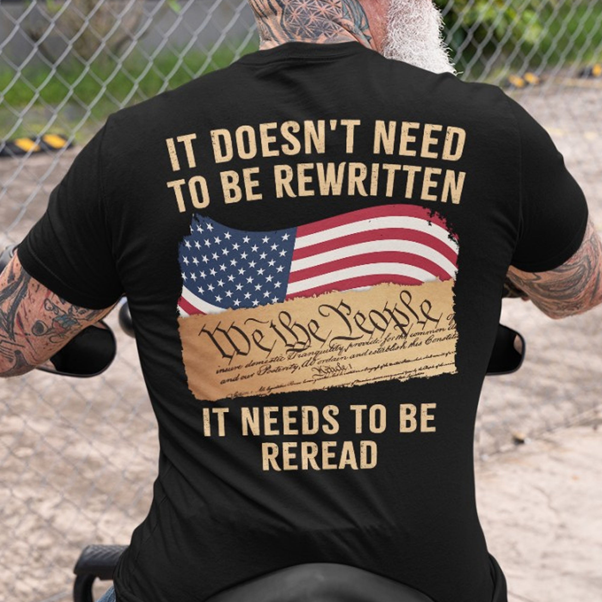 It Doesn&amp;#39;t Need To Be Rewritten It Needs To Be Reread Backside Shirt C919 - GOP