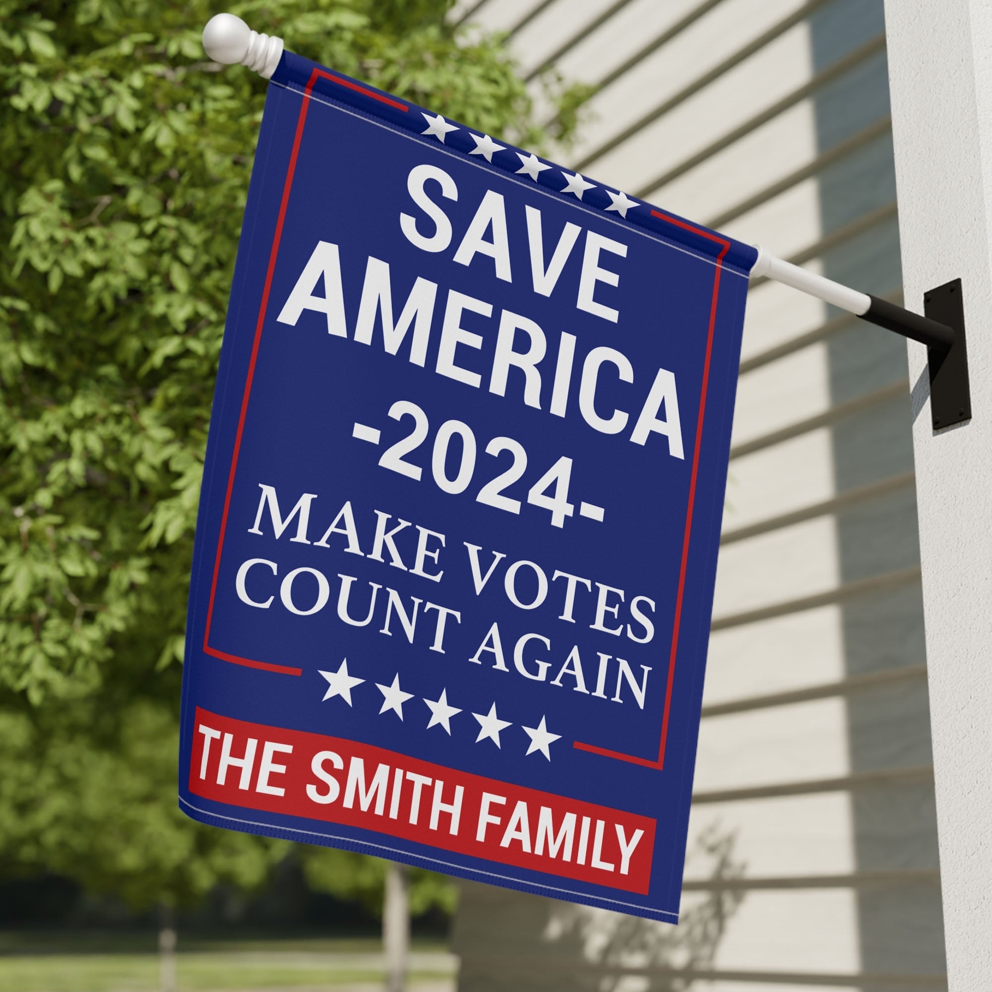 Save America, Make Votes Count Again | Donald Trump Homage Flag | Donald Trump Fan Flag | House Flag, Garden Flag C947 - GOP