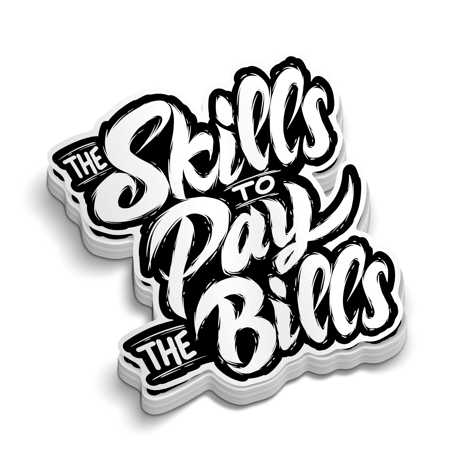 Skills - Hard Hat Sticker