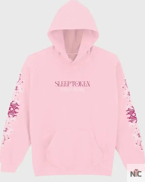 Sleep Token Pink Hoodie