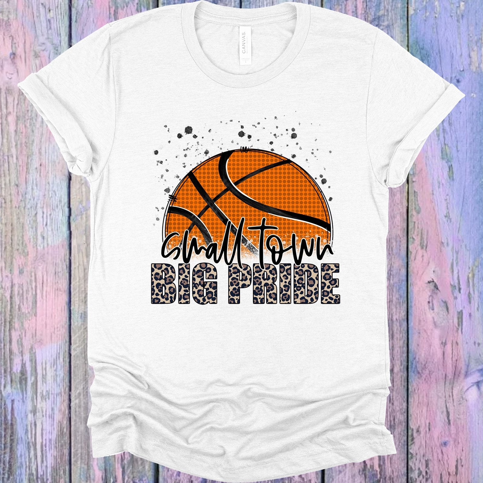 Small Town Big Pride Basketball Graphic Tee