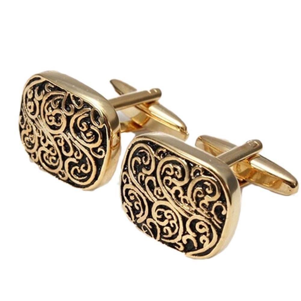Snazzy Boxed Gold Cufflinks