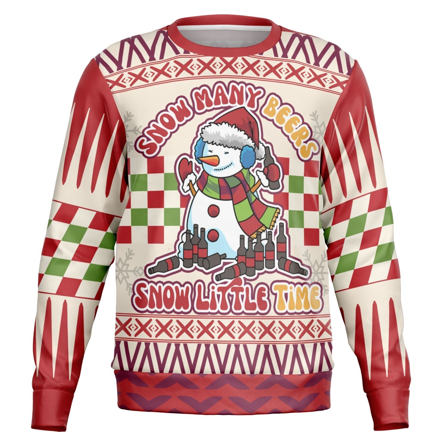 Snow Many Beers, Snow Little Time Christmas Sweatshirt